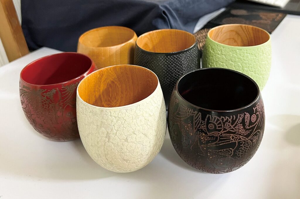 木製食器の試作品